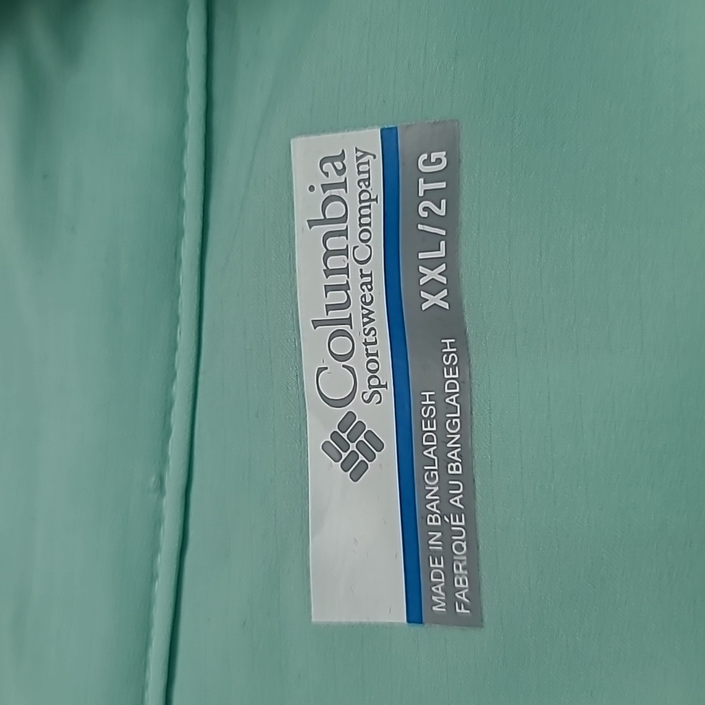 Columbia Light Mint Short-Sleeve Button-Up Shirt - Picture 9 of 10